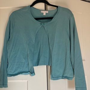New York and Company Eva Mendez line periwinkle blue cardigan size XL